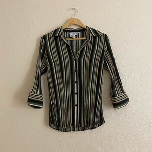 Striped, Button-Down Shirt